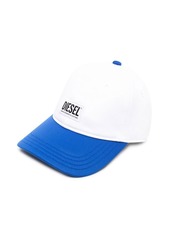 Diesel embroidered logo-patch baseball cap