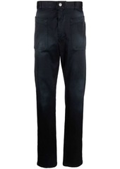 Diesel embroidered-logo slim-cut trousers