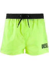 Diesel embroidered logo swim shorts