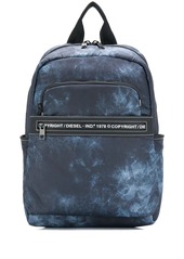 Diesel faded print backpack