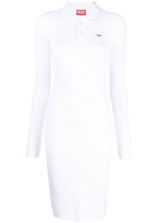 Diesel fine-ribbed polo dress