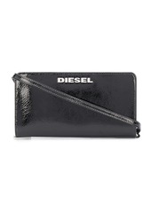Diesel Glossy crossbody strap wallet