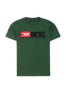 Diesel Green Embroidered Logo T-Shirt