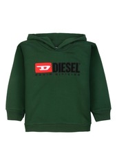 Diesel Green Logo Hooded Sweatshirt