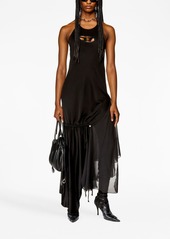 Diesel D-Salilar-Od halterneck asymmetric minidress