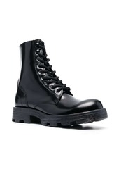 Diesel D-Hammer lace-up leather boots