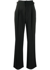 Diesel high-waisted wide leg trousers
