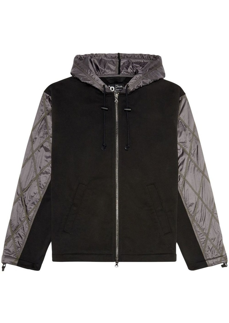 Diesel J-Rombe zipped hooded jacket