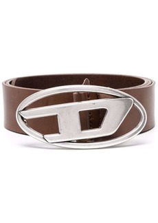 Diesel 1DR logo-buckle leather belt