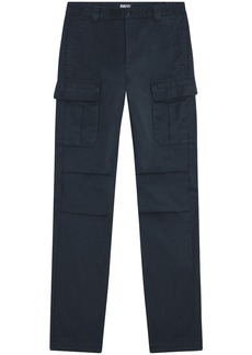 Diesel logo-embroidered cargo-trousers