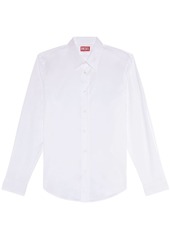 Diesel S-Benny-CL logo-embroidered shirt