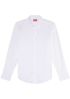 Diesel S-Benny-CL logo-embroidered shirt