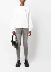 Diesel logo-embroidered cotton sweatshirt