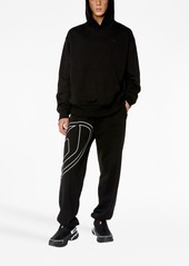 Diesel logo-embroidered cotton track pants