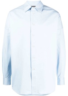 Diesel S-Limo logo-embroidered shirt