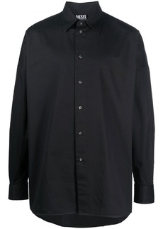 Diesel S-Limo logo-embroidered shirt