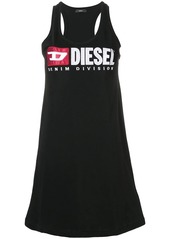 Diesel logo embroidered tank top