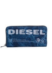 Diesel logo embroidered wallet