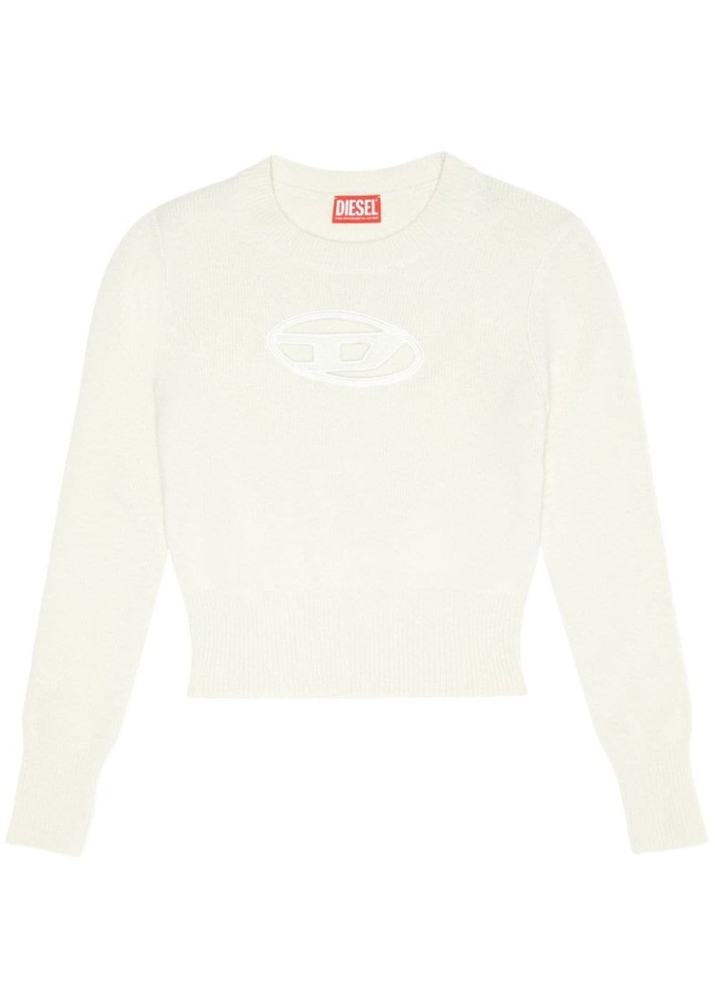 Diesel M-Areesa logo-embroidered jumper