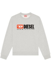 Diesel S-Ginn-Div logo-appliqué sweatshirt