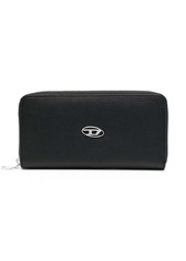 Diesel Continental Zip L logo-plaque leather wallet