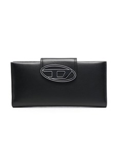Diesel Julie logo-plaque leather wallet