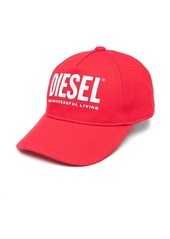 Diesel logo-print baseball cap