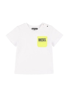 Diesel Logo Print Cotton Jersey T-shirt