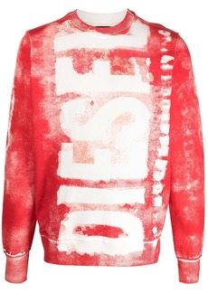 Diesel S-Giny logo-print cotton sweatshirt