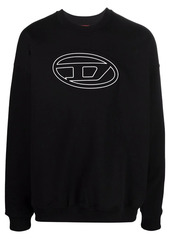 Diesel S-Mart-Bigoval cotton sweatshirt