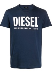 Diesel logo print crew neck T-shirt