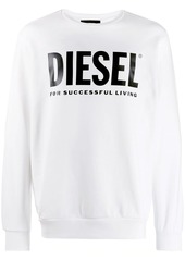 Diesel logo print jumper