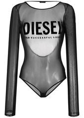 Diesel logo print mesh body