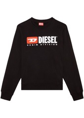 Diesel S-Ginn-Div logo-appliqué sweatshirt