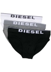 Diesel logo three pack briefs