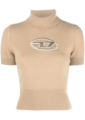 Diesel M-Argaret logo-embroidered jumper