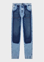 Diesel Men's D-P-5-D 0ghaw Tapered Jeans