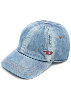 Diesel C-Lib-2 logo-embroidered denim cap