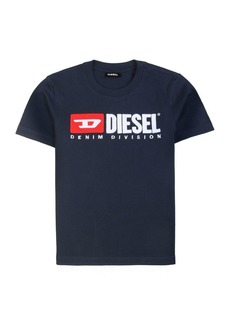 Diesel Navy Embroidered Logo T-Shirt