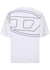 Diesel Oval-d Embroidery Loose Cotton T-shirt