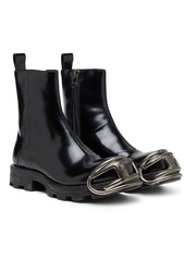 Diesel Oval-d Leather Combat Boots