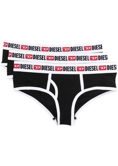 Diesel Ufpn-Oxy logo-waistband briefs (pack of three)