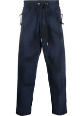 Diesel panelled cotton trousers