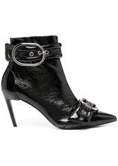 Diesel pointed-toe leather ankle booties