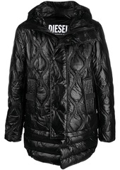 Diesel quilted puffer jacket