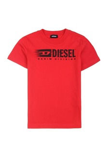 Diesel Red Logo Print T-Shirt