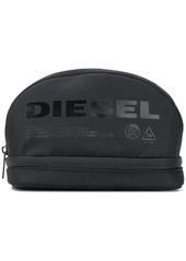 Diesel shiny logo washbag