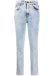 Diesel skinny-cut bleached jeans