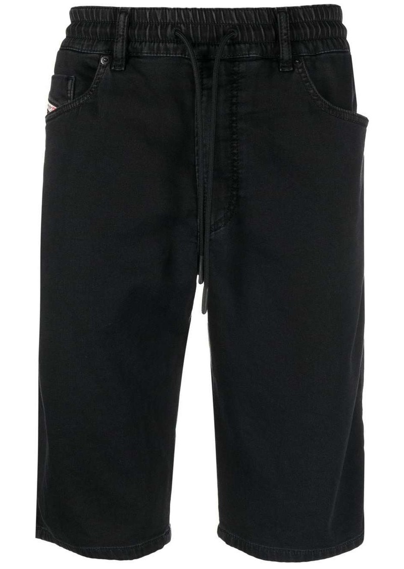 Diesel straight-leg denim bermuda shorts