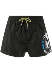 Diesel Mohawk logo swim shorts